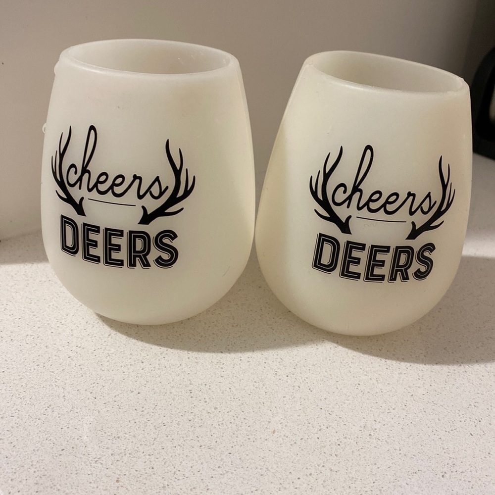 Silicone Stemless Wine Glasses